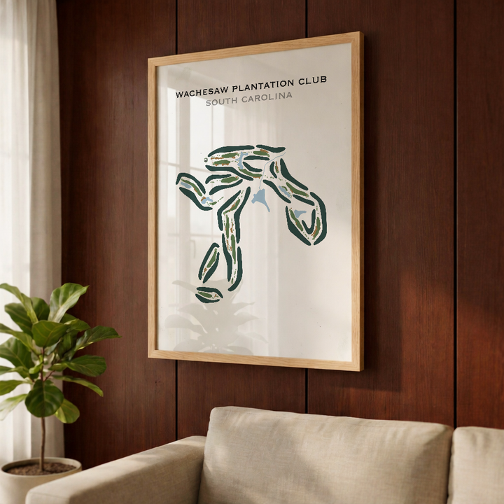 Wachesaw Plantation Club, South Carolina - Printed Golf Courses