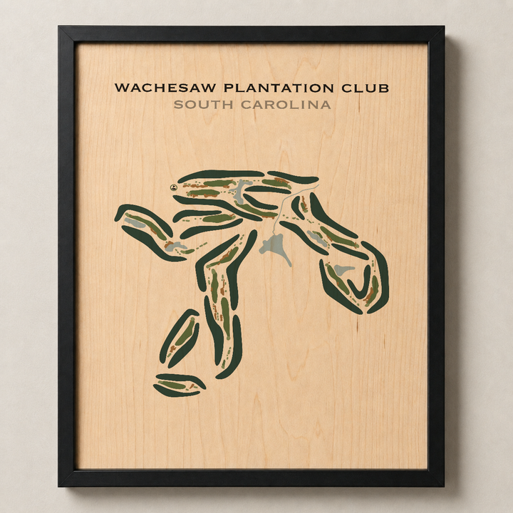 Wachesaw Plantation Club, South Carolina - Printed Golf Courses
