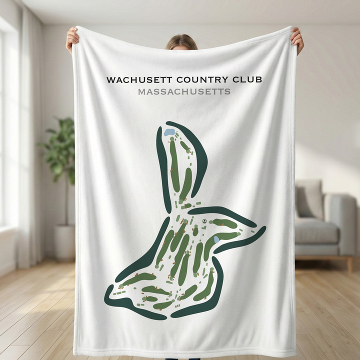 Wachusett Country Club, Massachusetts - Printed Golf Courses
