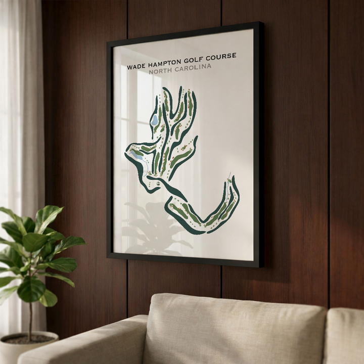 Wade Hampton Golf Course, North Carolina - Printed Golf Courses
