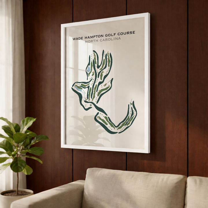 Wade Hampton Golf Course, North Carolina - Printed Golf Courses
