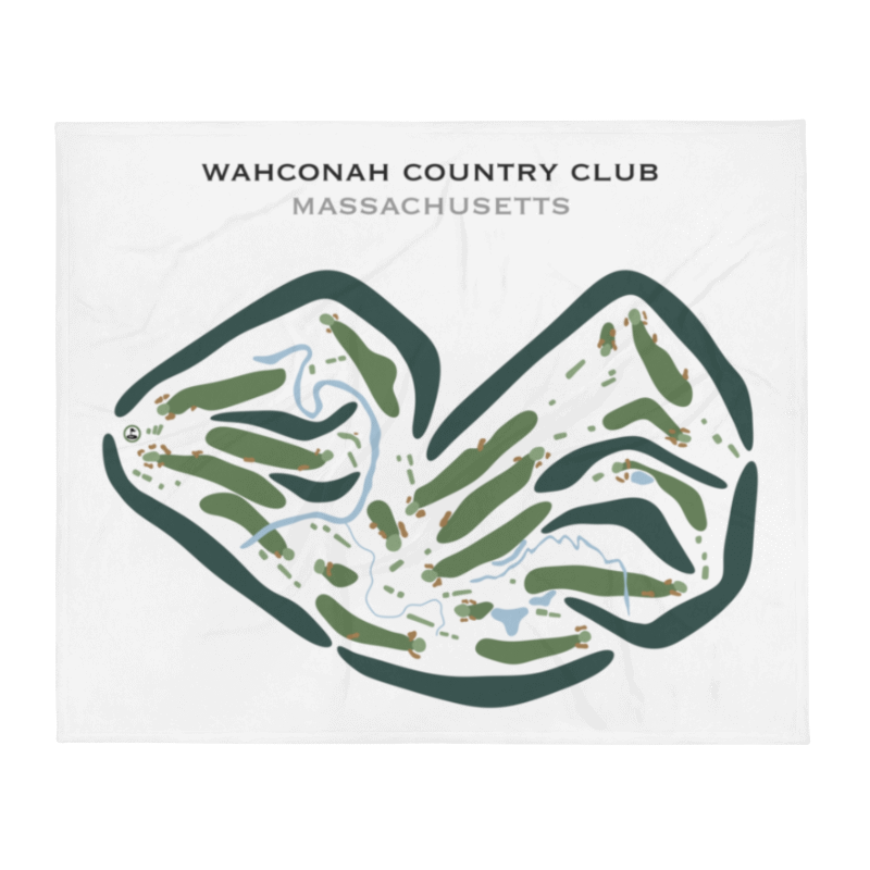 Wahconah Country Club, Massachusetts - Printed Golf Courses