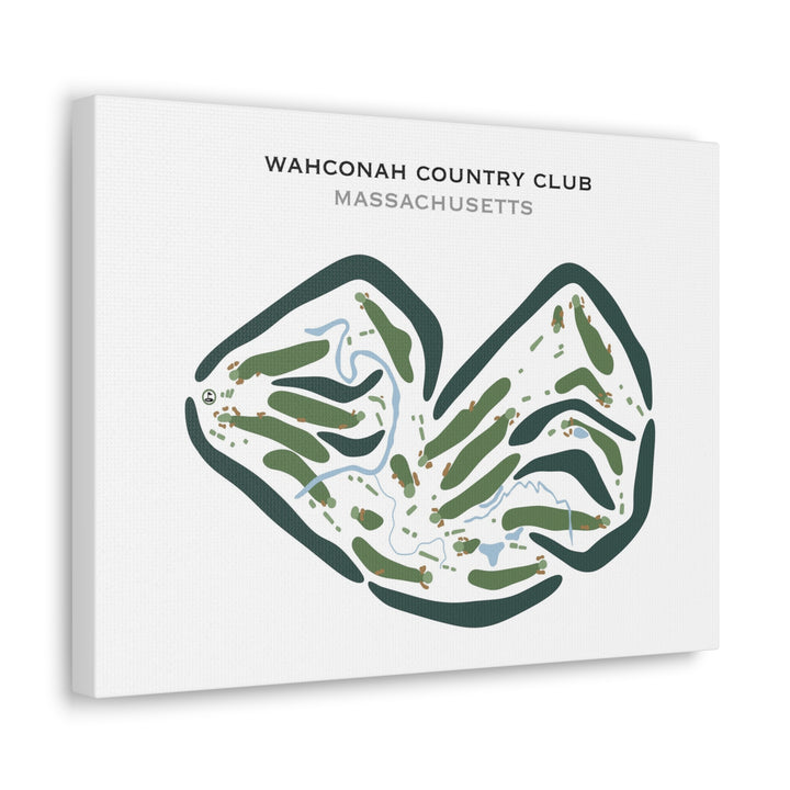 Wahconah Country Club, Massachusetts - Printed Golf Courses