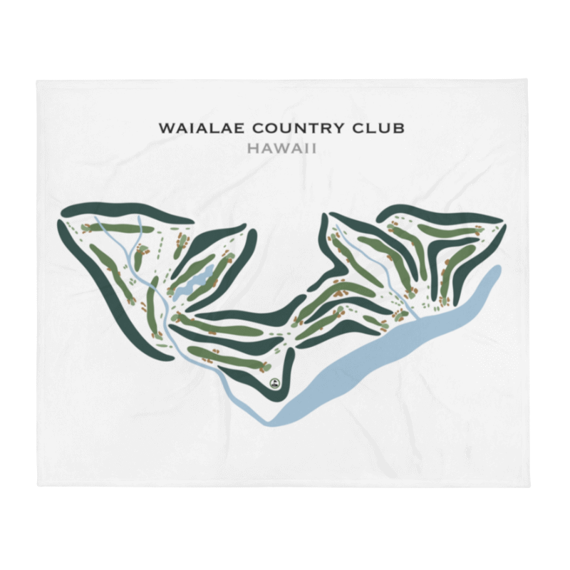 Waialae Country Club, Hawaii - Printed Golf Courses