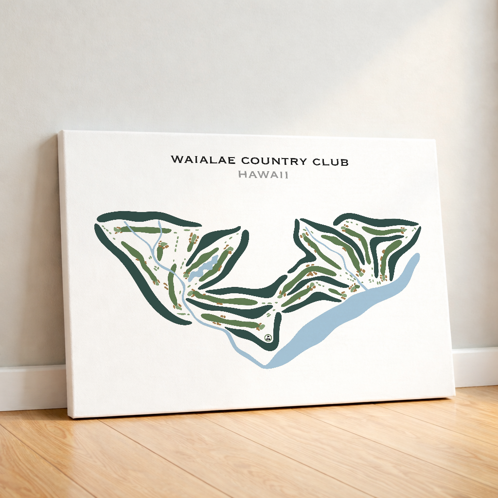 Waialae Country Club, Hawaii - Printed Golf Courses