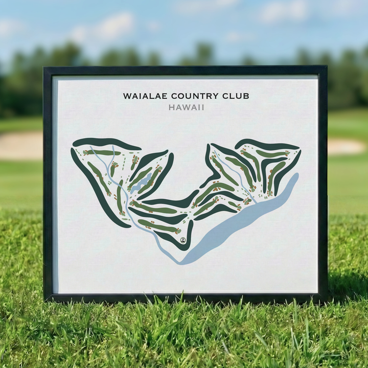 Waialae Country Club, Hawaii - Printed Golf Courses