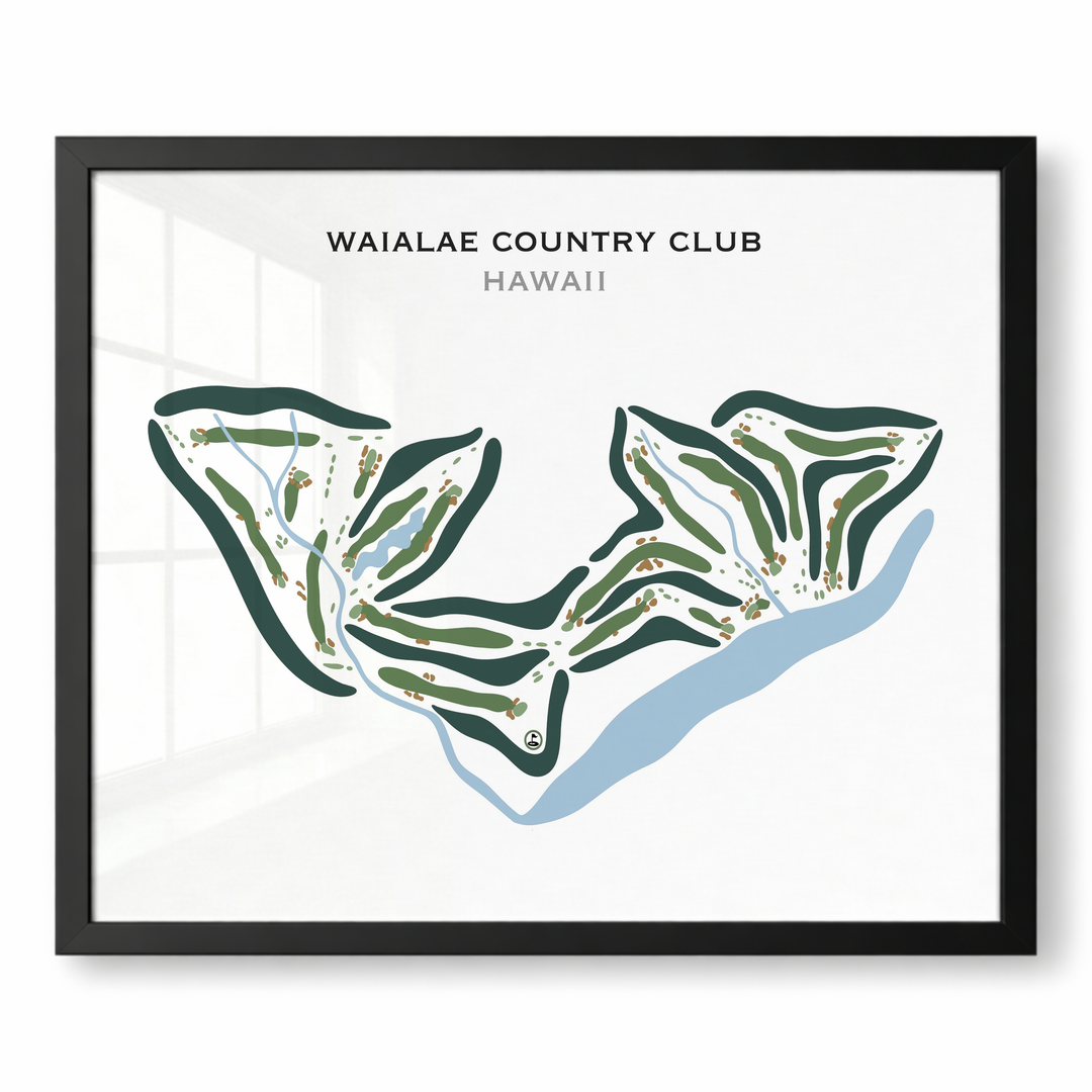 Waialae Country Club, Hawaii - Printed Golf Courses