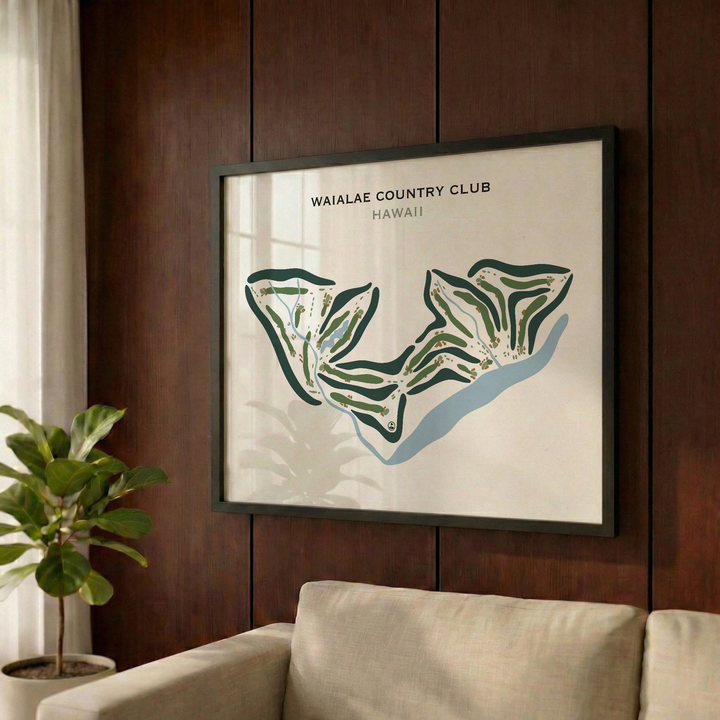 Waialae Country Club, Hawaii - Printed Golf Courses