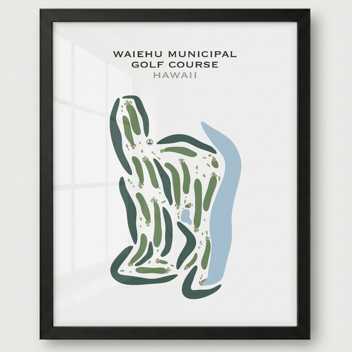 Waiehu Municipal Golf Course, Hawaii - Printed Golf Courses