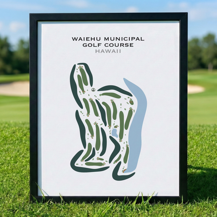 Waiehu Municipal Golf Course, Hawaii - Printed Golf Courses