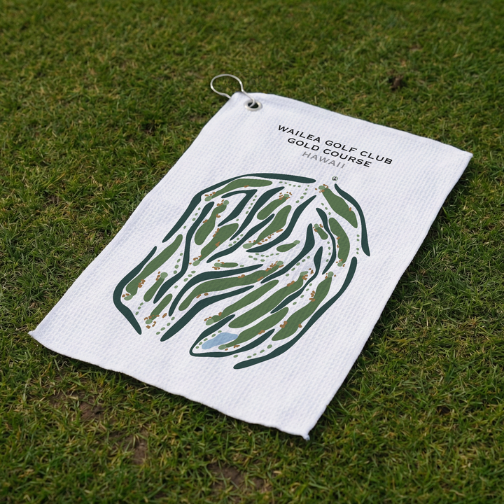 Wailea Golf Club Gold Course, Hawaii - Printed Golf Courses
