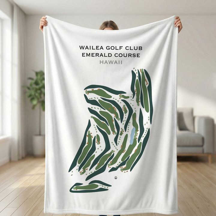 Wailea Golf Club Emerald Course, Hawaii - Printed Golf Courses