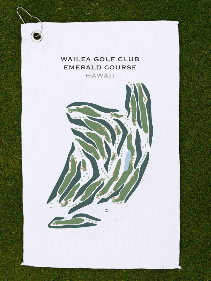 Wailea Golf Club Emerald Course, Hawaii - Printed Golf Courses