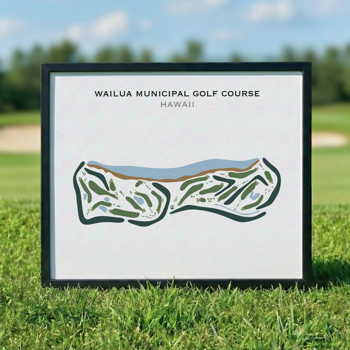 Wailua Municipal Golf Course, Hawaii - Printed Golf Courses