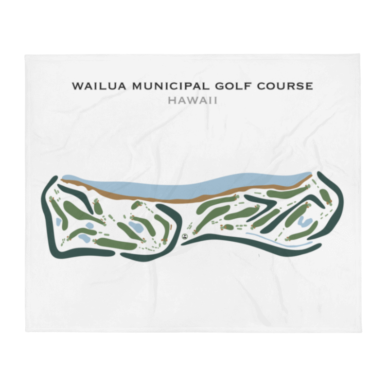 Wailua Municipal Golf Course, Hawaii - Printed Golf Courses