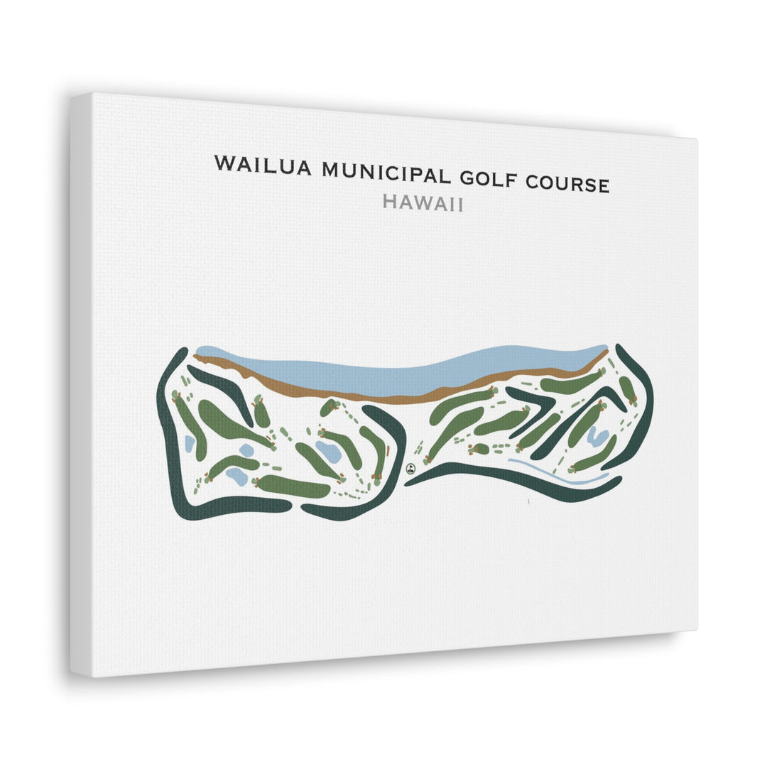 Wailua Municipal Golf Course, Hawaii - Printed Golf Courses