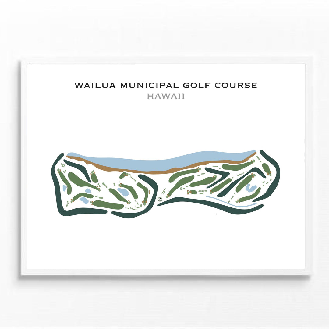 Wailua Municipal Golf Course, Hawaii - Printed Golf Courses