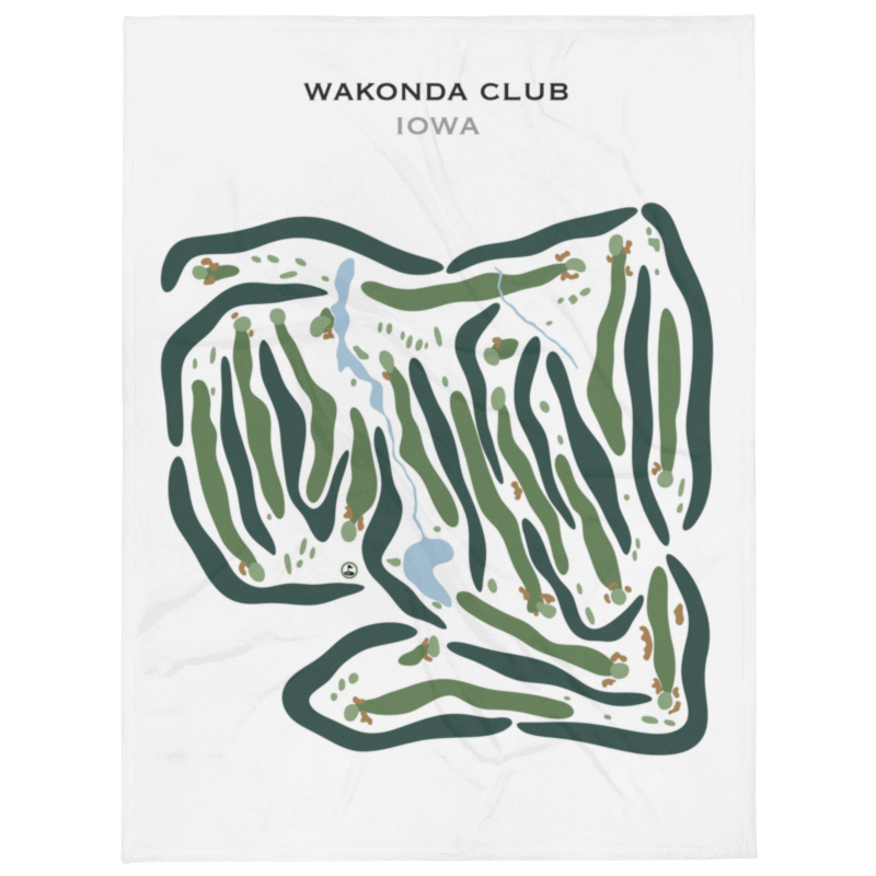 Wakonda Club, Iowa - Printed Golf Courses