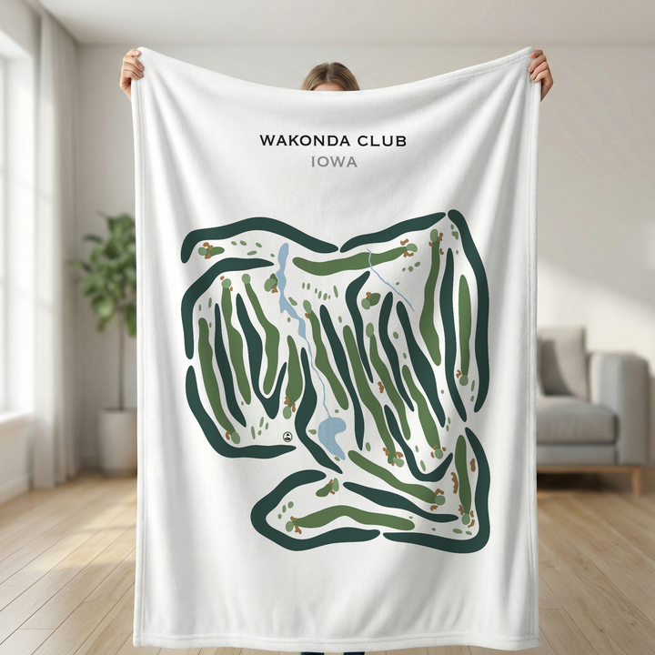 Wakonda Club, Iowa - Printed Golf Courses