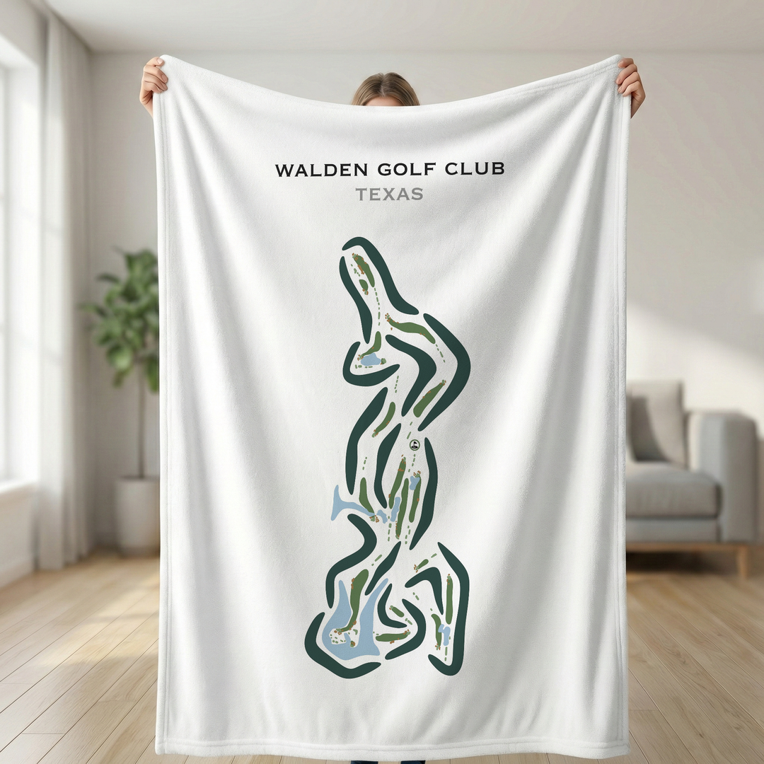 Walden Golf Club, Texas - Printed Golf Courses