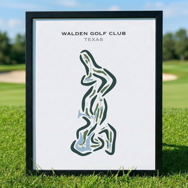 Walden Golf Club, Texas - Printed Golf Courses