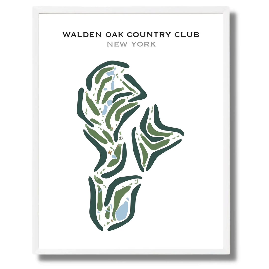 Buy the best printed golf course Walden Oaks Country Club, New York
