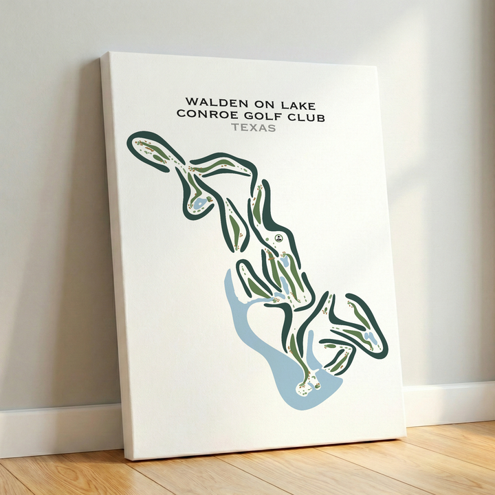 Walden on Lake Conroe Golf Club, Texas - Printed Golf Courses