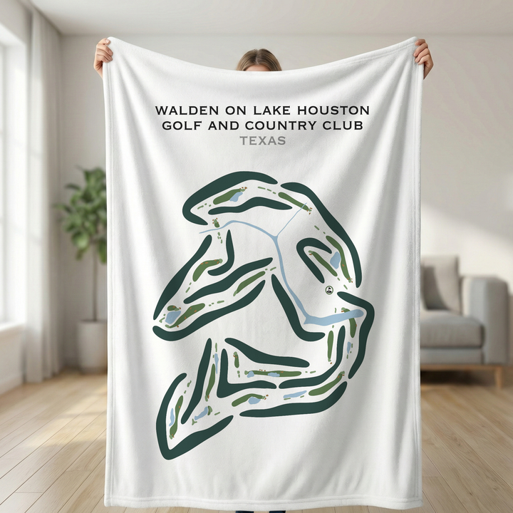 Walden Course on Lake Houston Golf & Country Club, Texas - Printed Golf Courses