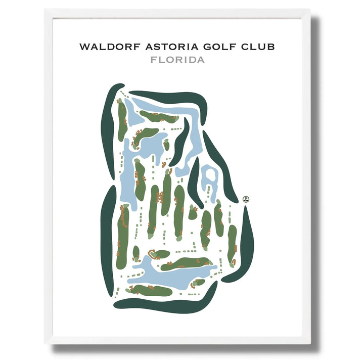 Waldorf Astoria Orlando, Florida - Printed Golf Course