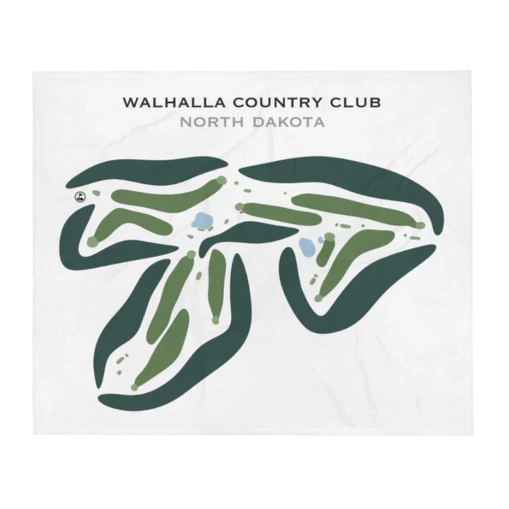 Walhalla Country Club, North Dakota - Printed Golf Courses