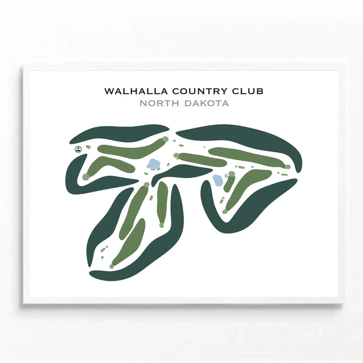 Walhalla Country Club, North Dakota - Printed Golf Courses