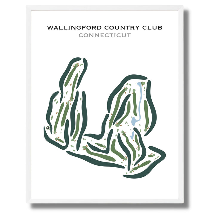 Wallingford Country Club, Connecticut - Printed Golf Courses