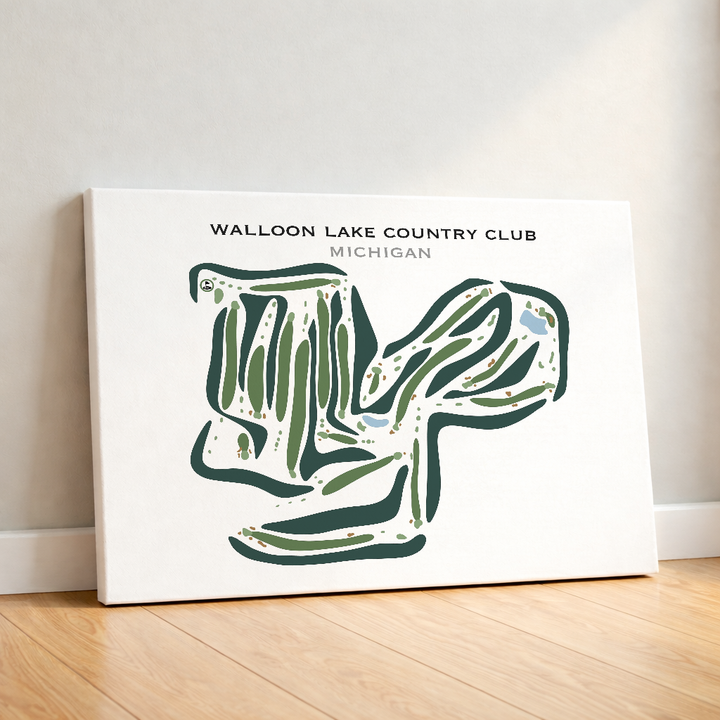 Walloon Lake Country Club, Michigan - Printed Golf Courses