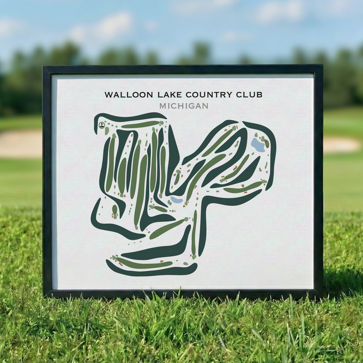 Walloon Lake Country Club, Michigan - Printed Golf Courses