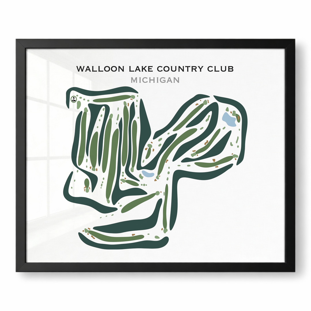 Walloon Lake Country Club, Michigan - Printed Golf Courses