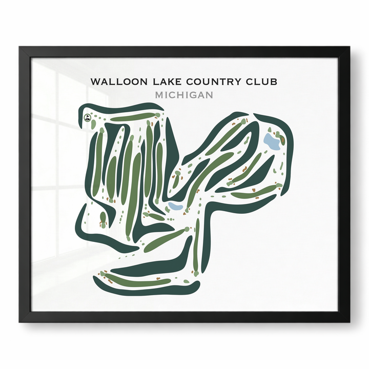 Walloon Lake Country Club, Michigan - Printed Golf Courses