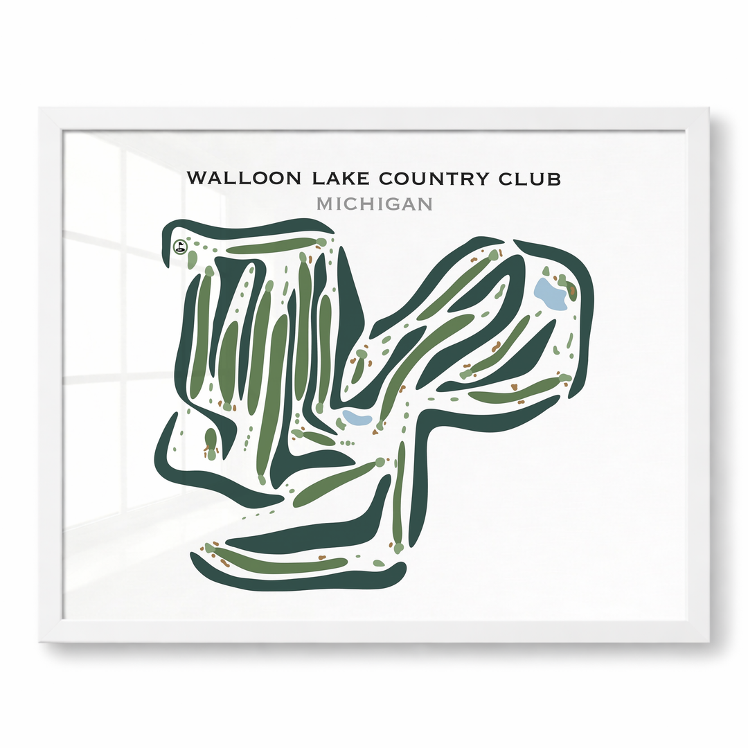 Walloon Lake Country Club, Michigan - Printed Golf Courses