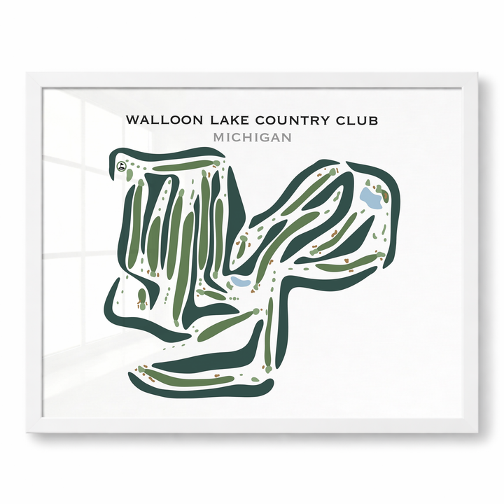 Walloon Lake Country Club, Michigan - Printed Golf Courses