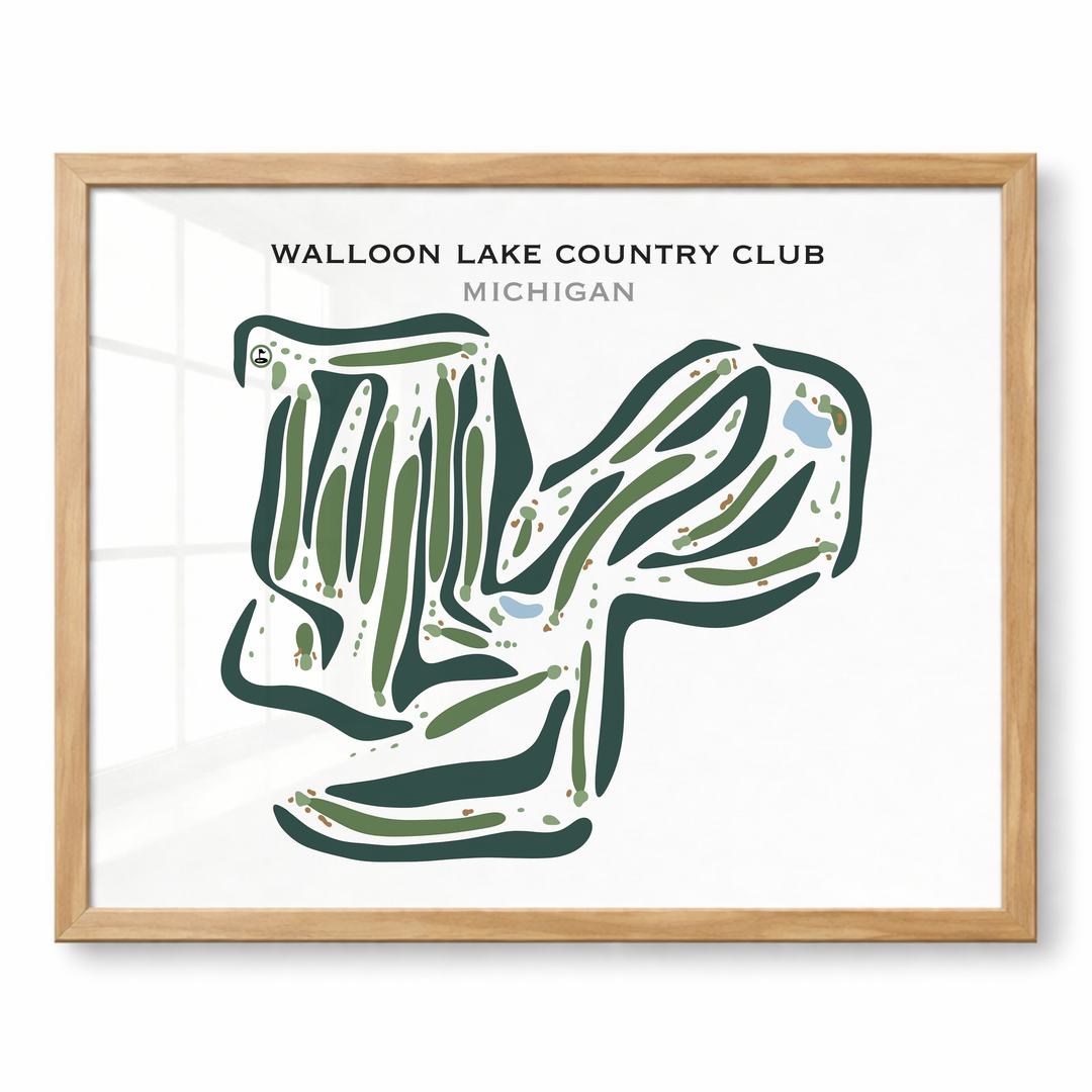 Walloon Lake Country Club, Michigan - Printed Golf Courses