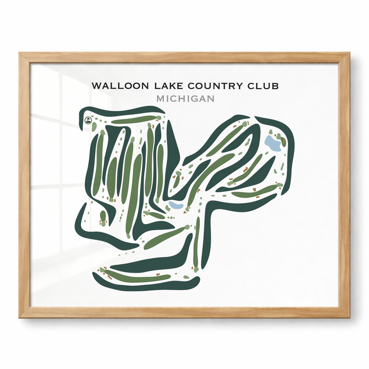 Walloon Lake Country Club, Michigan - Printed Golf Courses