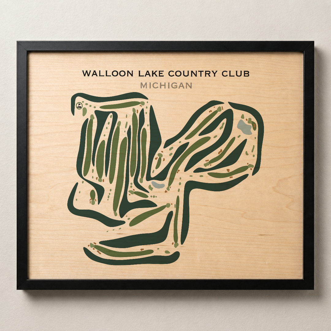 Walloon Lake Country Club, Michigan - Printed Golf Courses