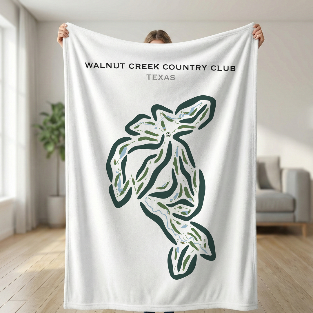 Walnut Creek Country Club, Texas - Printed Golf Courses