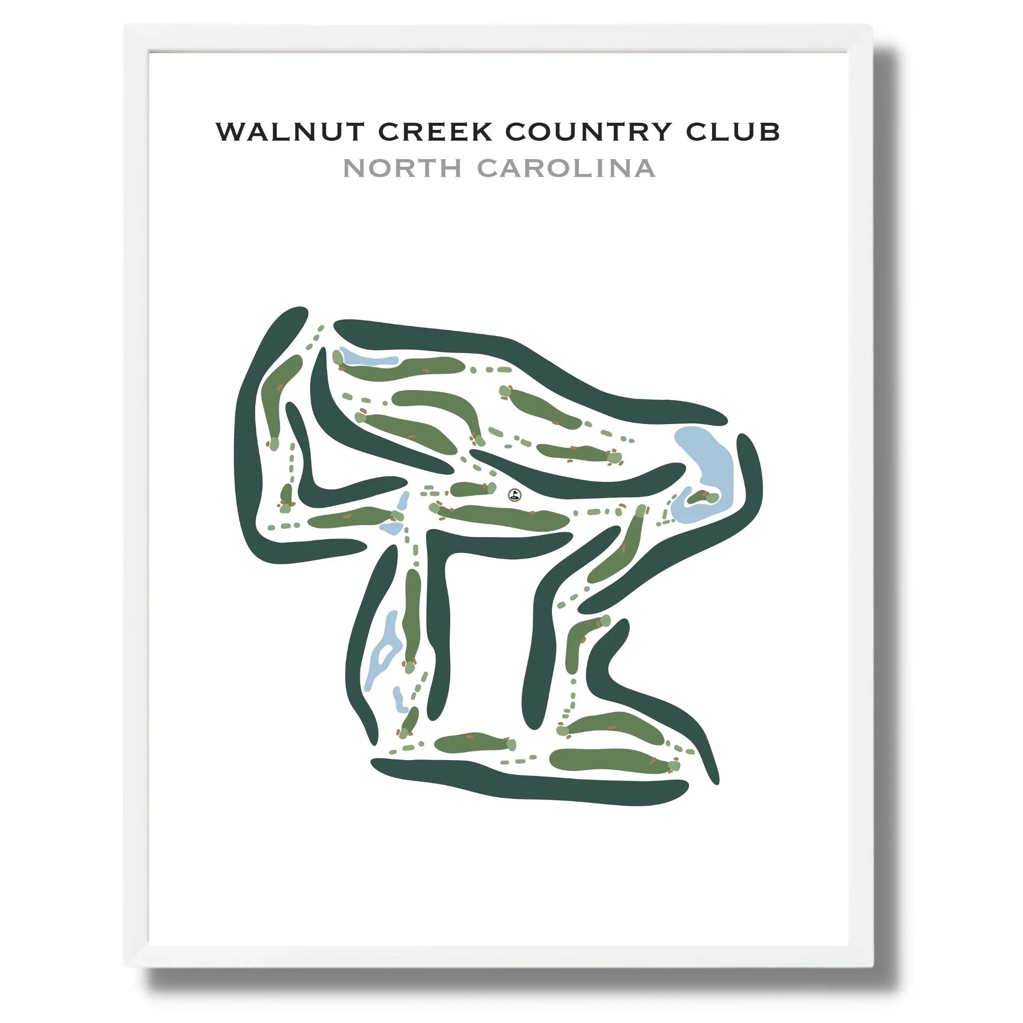 Buy the best printed golf course Walnut Creek Country Club, North