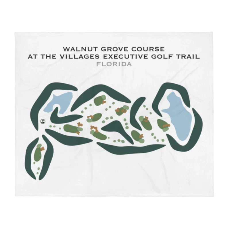 Walnut Grove Course at The Villages Executive Golf Trail, Florida - Printed Golf Courses