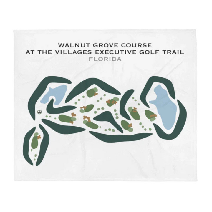 Walnut Grove Course at The Villages Executive Golf Trail, Florida - Printed Golf Courses