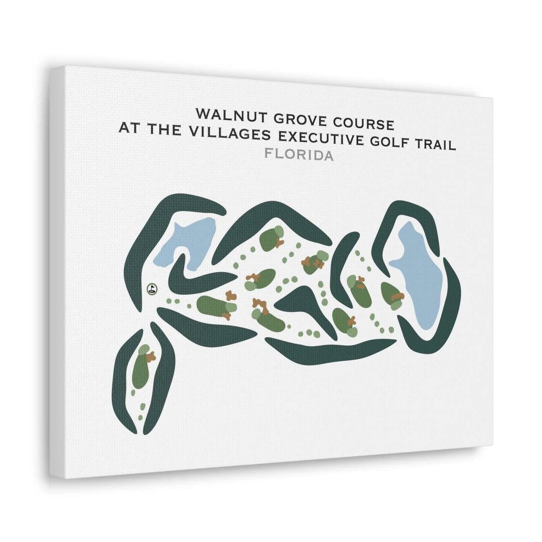 Walnut Grove Course at The Villages Executive Golf Trail, Florida - Printed Golf Courses
