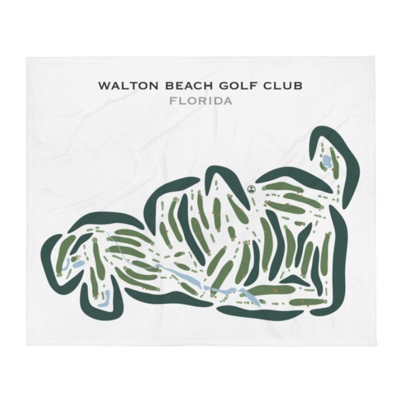 Walton Beach Golf Club, Florida - Printed Golf Courses