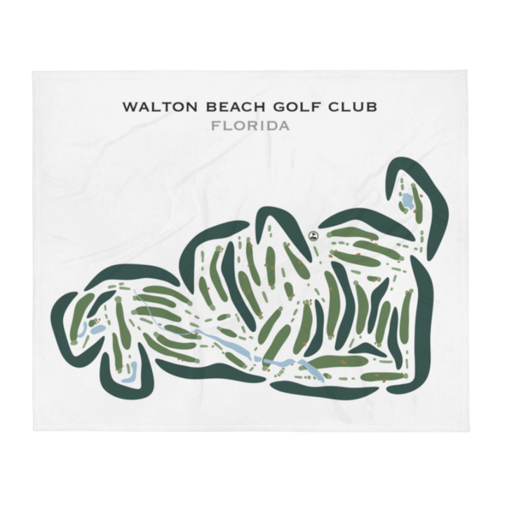 Walton Beach Golf Club, Florida - Printed Golf Courses