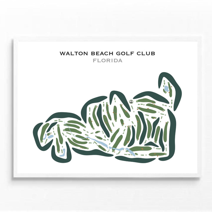 Walton Beach Golf Club, Florida - Printed Golf Courses
