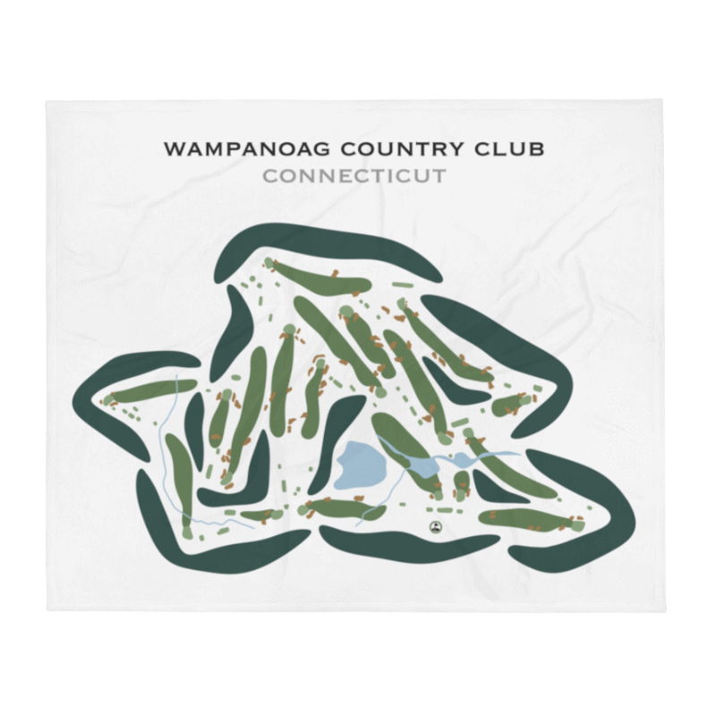 Wampanoag Country Club, Connecticut - Printed Golf Courses